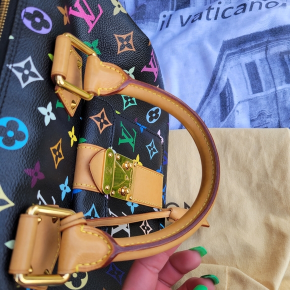Louis Vuitton Noir Multicolor Speedy 30 - Picture 13 of 17